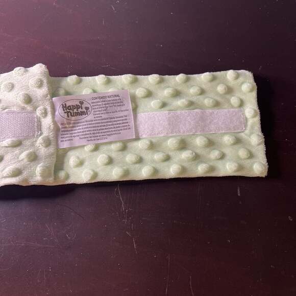 Happi Tummi Green Plush Waistband w/ Herbal Pouch for‎ Baby Colic and Gas Relief - Picture 3 of 8